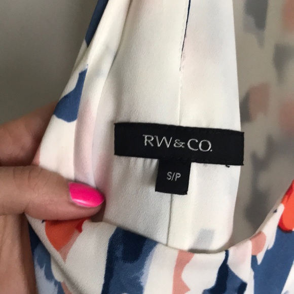 RW & Co. Patterned Tank - Red/White/Blue S - Picture 3 of 4